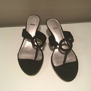 IMPO "BRAND NEW" BLACK SANDALS US SIZE 9